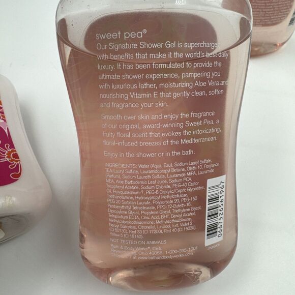 Bath & Body Works Sweet Pea Body Lotion & 2 Shower Gels - Picture 8 of 11